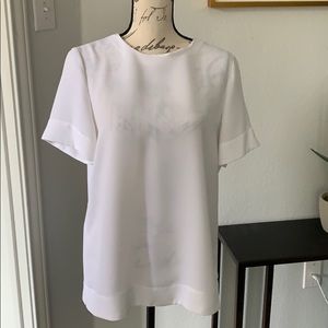 Banana Republic white top size medium